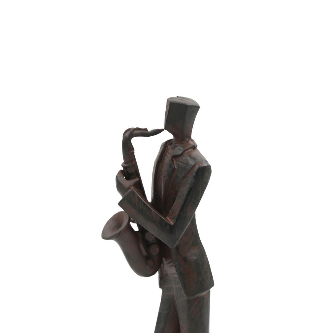 DECORATIVE FIGURE MUSICIAN SAXOPHONE image 1